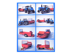 Model kolekcjonerski do sklejania TRAKTOR Zetor Crystal 8011 1:32 ZA5889