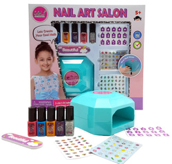 ZESTAW do Paznokci Salon Suszarka Brokat Lakier XL