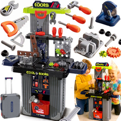 ZESTAW MAJSTERKOWICZA Z NARZĘDZIAMI PRZENOŚNY WARSZTAT ZABAWKA DLA DZIECKA