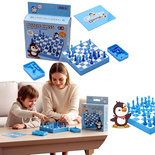 SZACHY DZIECIĘCE PINGWINY GRA I NAUKA GRY W SZACHÓW DLA DZIECI NAJMŁODSZYCH