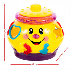 GARNUSZEK NA KLOCUSZEK MUZYCZNY SORTER GRAJĄCY