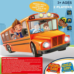 GRA PLANSZOWA „ZGADNIJ KTO?” – TABLICA AUTOBUS + GRA PAMIĘCIOWA DLA DZIECI