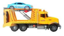 AUTO POMOC DROGOWA LAWETA TIR POJAZD ZESTAW SAMOCHÓD Z ŚWIATŁEM DŹWIĘKIEM