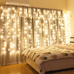 KURTYNA ŚWIETLNA LAMPKI GIRLANDA OKIENNA DRUCIKI 300 LED 3x3m USB + PILOT