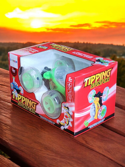 AUTO TWISTER SAMOCHÓD ZDALNIE STEROWANY NA PILOT DLA DZIECI AKROBATA LED XL