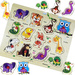 Drewniana Tablica Edukacyjna Zwierzęta Puzzle drewniane układanka SOWA ZÓŁW