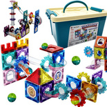 KLOCKI MAGNETYCZNE w PUDEŁKU TOR KULKOWY kulki