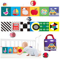 SENSORYCZNA KSIAZECZKA MIEKKA KSIAZKA Z OBRAZKAMI DLA NIEMOWLAT DZIECI