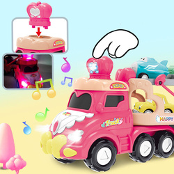 Ciężarówka LAWETA z autkami Zestaw TIR AUTKA zabawka dla dziewczynki dzieci