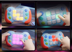 KONSOLA GRA MEMORY NA PAMIĘĆ DLA DZIECI GAMEPAD ZABAWKA DO GRY BATERIE AAA