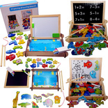 Drewniana TABLICA DWUSTRONNA i Gra Łowienie Rybek