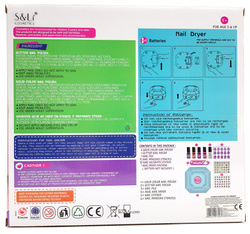 ZESTAW do Paznokci Salon Suszarka Brokat Lakier XL