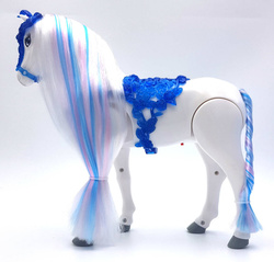 Duży CHODZĄCY KOŃ KONIK KUCYK dla LALKI LALEK DŹW.