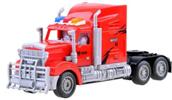 CIĘŻARÓWKA TIR ZDALNIE STEROWANY DUŻE AUTO DOSTAWCZE Z NACZEPĄ I KIEROWNICĄ