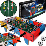 GRA PIŁKARZYKI STOŁOWE STÓL ZESTAW DO GRY W FOOTBALL PIŁKA NOŻNA DREWNIANE