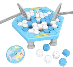 Gra Pingwin na lodowisku pułapka tafla lodu URATUJ PINGWINA ZRĘCZNOŚCIOWA