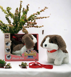 PIESEK PIES chodzący na smyczy szczeka PETS zestaw zabawka dla dzieci