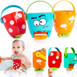 Zestaw KUBECZKI PRZELEWOWE WIADERECZKA do kapieli wody wanny zabawy na plaż