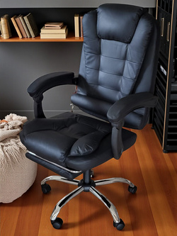 FOTEL BIUROWY OBROTOWY MASAŻ PODNÓŻEK REGULACJA LEŻANKA DO PRACY DOMU BIURA