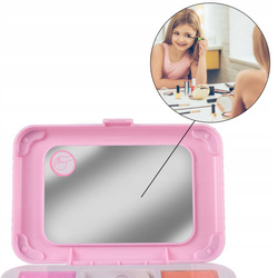 KOSMETYKI DO MALOWANIA MAKIJAŻU W KUFERKU MAKE UP WALICZEKA NA KÓŁKACH