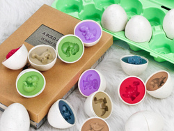 Jajka dopasuj kształt dinozaury układanka ZA4665