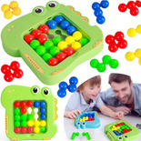 GRA DINOZAURY DINO UKŁADANKA PUZZLE DO IQ KLOCKI PINBALL DLA DZIECI ZABAWKA