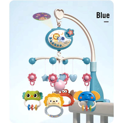 DZIECIĘCA KARUZELA DO ŁÓŻECZKA KARUZELKA Z PROJEKTOR LED POZYTYWKA NA PILOT