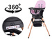 Wielofunkcyjny fotel obracane krzesełko do karmienia 6w1 dla dzieci ZA5659