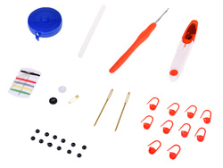 Zestaw do szydełkowania zrób swojego Gniotka szydełko włóczka ZA5031