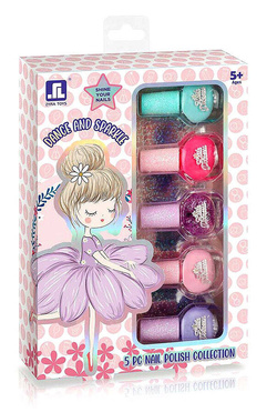 Lakiery do MALOWANIA paznokci dla dziewczynek dzieci Zestaw na Prezent