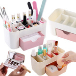 SZKATUŁKA ORGANIZER NA KOSMETYKI POJEMNIK KUFEREK NA BIŻUTERIE SZUFLADA