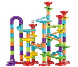 TOR kulkowy KULODROM wyścig DLA KULEK Marble ZESTAW KULKI WYRZUTNIA 113 el.