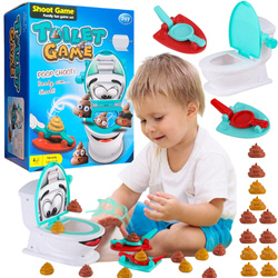 ŚMIESZNA GRA WESOŁY SEDES TOALETA ŚMIESZNA ZABAWKA KUPA PRANK