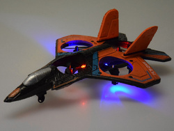 Zdalnie sterowany dron Quadcopter - pojazd latający + kolorowe diody RC0701