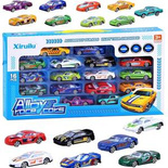 Zestaw RESORAK Metalowe autka 16 szt. AUTA CARS