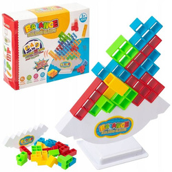 Układanka tetris balansujące klocki TOWER DLA DZIECI WIEŻA 3D gra LOGICZNA