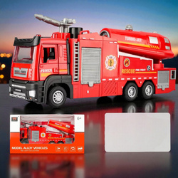 Metalowa Straż Pożarna Samochód Strażacki Zabawka Wóz Strażacki Dla Dzieci 