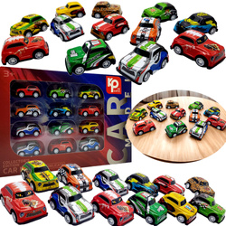 ZESTAW AUTEK RESORAKI SAMOCHODZIKI AUTKA METALOWE NAPĘD ZABAWKI NA PREZENT