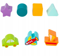 KONIK INTERAKTYWNY SORTER CYMBAŁKI ŚWIATŁO DŹWIĘK