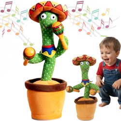 TAŃCZĄCY KAKTUS Z MARAKASY ZABAWKA ŚPIEWAJĄCA POWTARZAJĄCY DLA DZIECI XXL