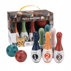 SPORTOWA GRA W KRĘGLE ZESTAW Z KULA AKCESORIAMI DO GRY ZABAWY DLA DZIECI XL