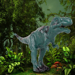 MEGA TOR WYŚCIGOWY XXXL DINOZAUR DINO PARK 240 el.