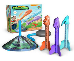 Zabawka Rakieta Kosmiczna Zestaw 3 Dinozaury z Regulacją Wyrzutnia Wulkan