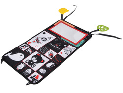 Zabawka sensoryczna składana z lusterkiem + książeczka kontrastowa ZA5829