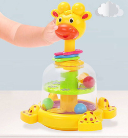 BĄCZEK INTERAKTYWNY ŻYRAFA KARUZELKA Z PIŁECZKAMI BĄK ZABAWKA DLA DZIECI