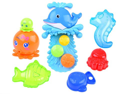 Wieloryb zabawka do kąpieli + kubeczki  ZA2936