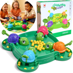 GRA GŁODNE ŻÓŁWIE HUNGRY TURTLE Z KULKAMI KULKI NA PREZENT DLA DZIECI +6