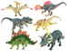 Zestaw figurek dinozaurów DINOZAURY malowane 6szt ZA2051
