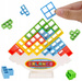 Układanka tetris balansujące klocki TOWER DLA DZIECI WIEŻA 3D gra LOGICZNA