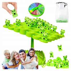 GRA RODZINNA BALANSUJĄCE ŻABKI DLA DZIECI I RODZINY SPADAJĄCE WESOŁE ŻABA